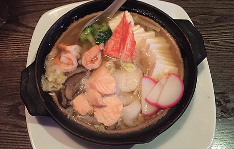 Yose Nabe at Samurai Sushi and Hibachi